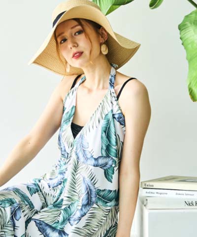 【SALE】WEB限定　ドレスパレオ3点セット【Beach Queen（ビーチクイーン）】