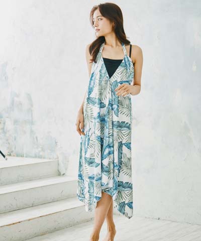 【SALE】WEB限定　ドレスパレオ3点セット【Beach Queen（ビーチクイーン）】