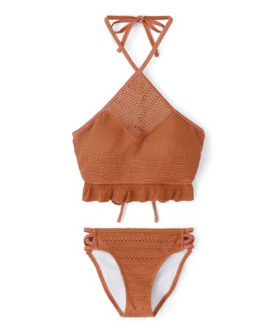 【2026年新作】ニットクロシェットフリルダイヤブラビキニ【Beach Queen（ビーチクイーン）】