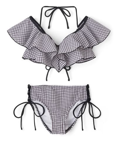 【2026年新作】チェックフリルブラビキニ【Beach Queen（ビーチクイーン）】