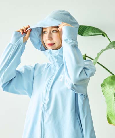 【2026年新作】帽子付きＵＶジャケット【marie claire SPORT】
