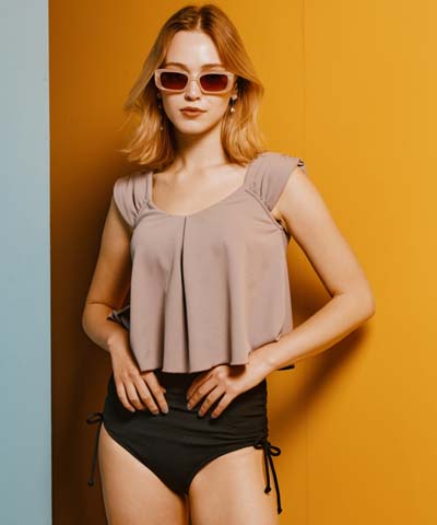 【2026年新作】ワンピ見えビキニ　9M・11L　【San-ai Resort（サンアイリゾート）】