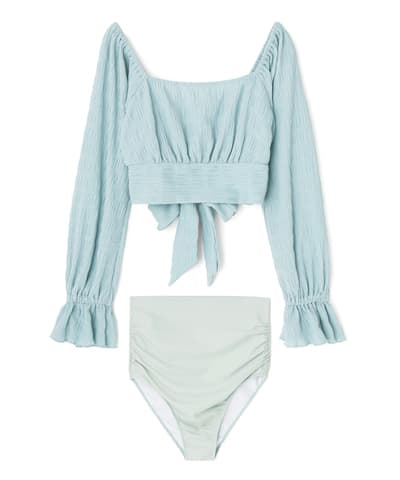 【SALE】トップス付き3点セット水着　9M　【San-ai Resort（サンアイリゾート）】