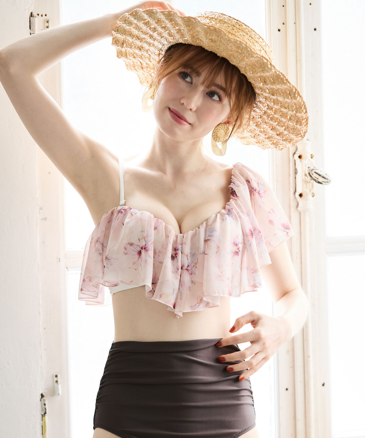 軽い着け心地でしっかり盛れる【楽盛り水着】　ワイヤービキニ　7S・9M・11L　【San-ai Resort（サンアイリゾート）】