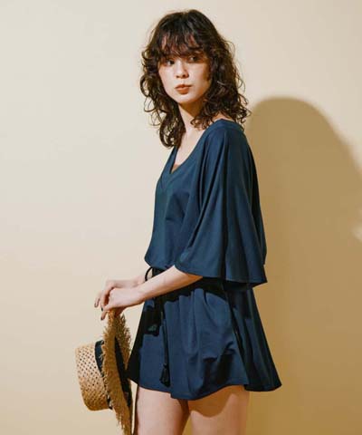 【UPF50＋】　ポンチョ　F　　【San-ai Resort（サンアイリゾート）】