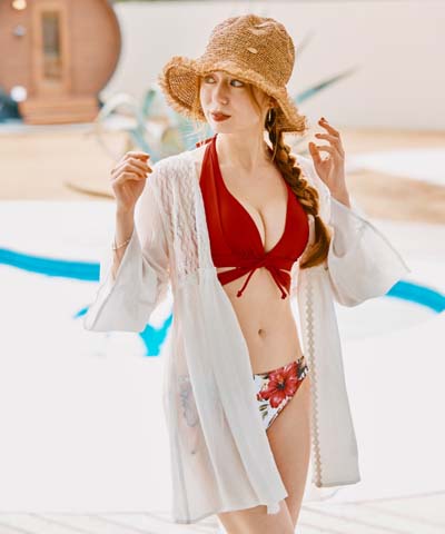 【2026年新作】レース羽織り　F　【San-ai Resort（サンアイリゾート）】