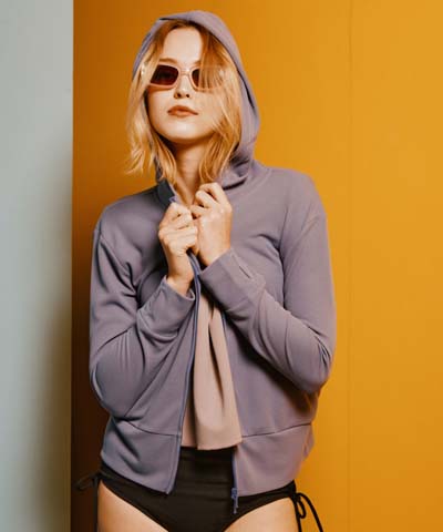 【UPF50＋】　サーマルラッシュパーカー　M・L　【Reir（レイール）】