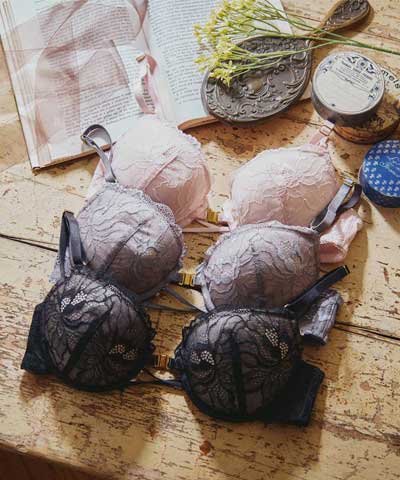 【SALE】バッククロスブラジャー＆ショーツセット 【northerly】