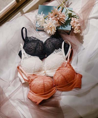 【northerly フィットシリーズ もちっと美胸】 チュールドレープ ブラジャー＆ショーツセット B～Fカップ 【northerly】