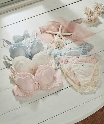 【SALE】ピュアマーメイドブラジャー＆ショーツセット 【northerly】