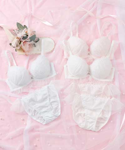 【SALE】プリンセスフリル3/4カップブラ＆ショーツ 【northerly】