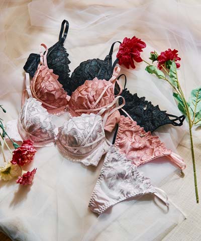 レディアントペダルブラジャー＆Tバックショーツセット  【northerly】