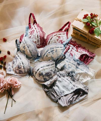 ロイヤルフラワープリントブラセット 【northerly】