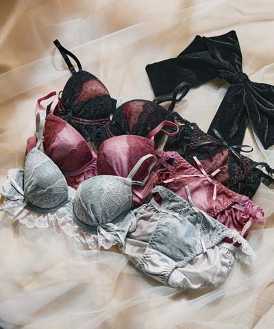 ドッティーティーズブラジャー＆ショーツセットグラマーサイズ  【northerly】