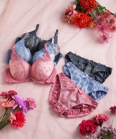 【WEB限定】グリーミングフロレットブラセット  【northerly】