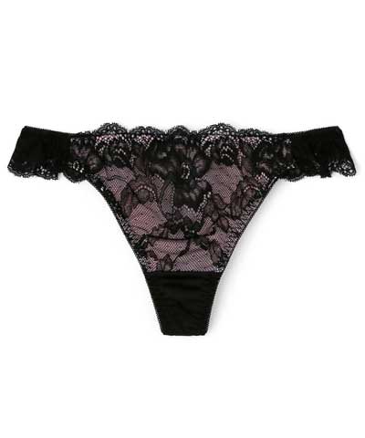 【northerly bra フィットシリーズ NEWデコ盛りフィット】 台付モールド レースTバック単品　M/L  【northerly】