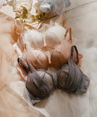【northerly bra フィットシリーズ 楽盛りフィット】　楽盛りチュールベール　ブラジャー単品　B～Fカップ　【northerly】