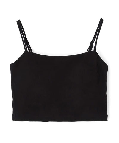 【SALE】【ブラキャミ】リブカップ付きブラショート丈  【northerly】